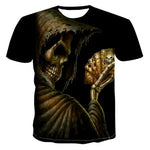 Mens Skull T shirts 3D t- shirts