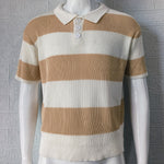 Mens Clothing Summer Fashion Lapel Sweater Short Sleeve Men Clothing Men Wears